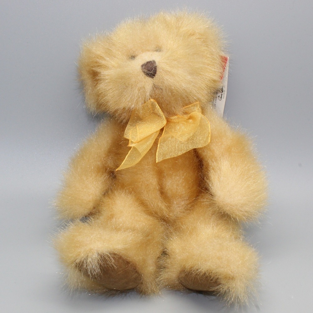 Russ Berrie Pennington Teddy Bear 10" Gold Plush Vintage NWT Cottagecore Toy